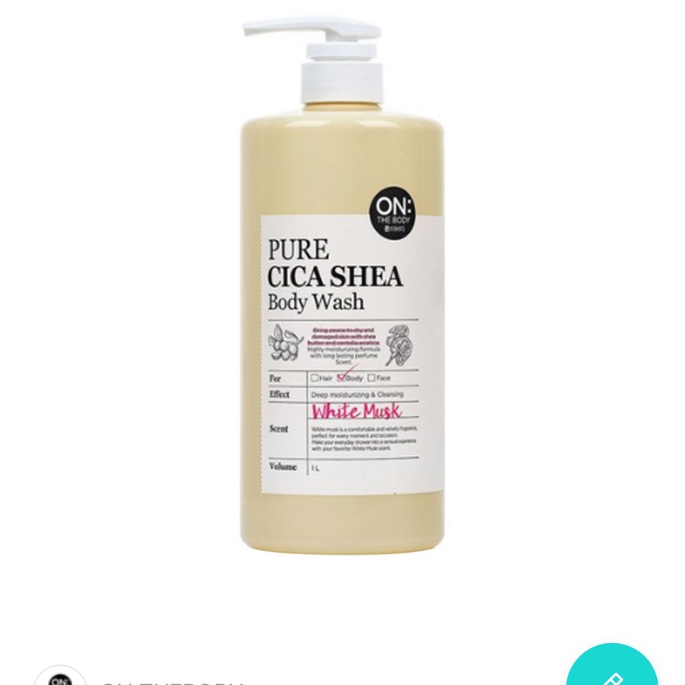 LG Pure Cica Shea Body Wash - Cream